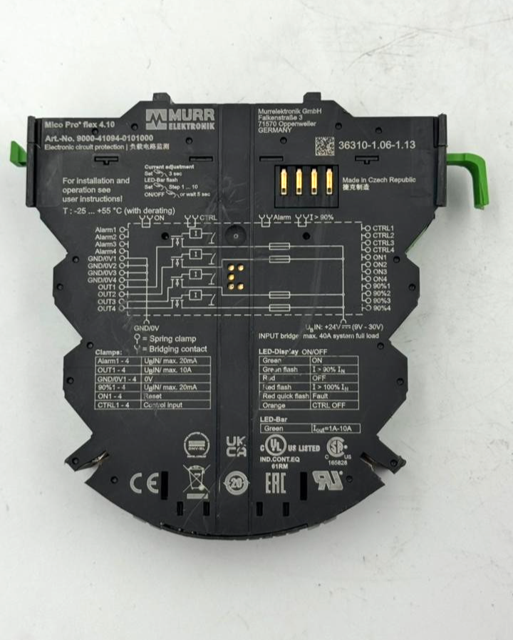 Murrelektronik  900041094010100 Load Circuit Monitoring Module | Made in Czech3