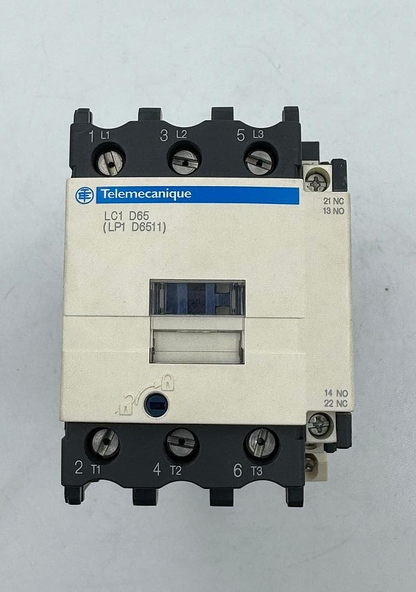 Telemecanique LC1D65BD Contactor | 24V DC Coil | Made in Czech Republic2
