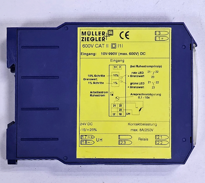 Müller + Ziegler | 600V CAT II | Measuring Transducer | 600V DC2