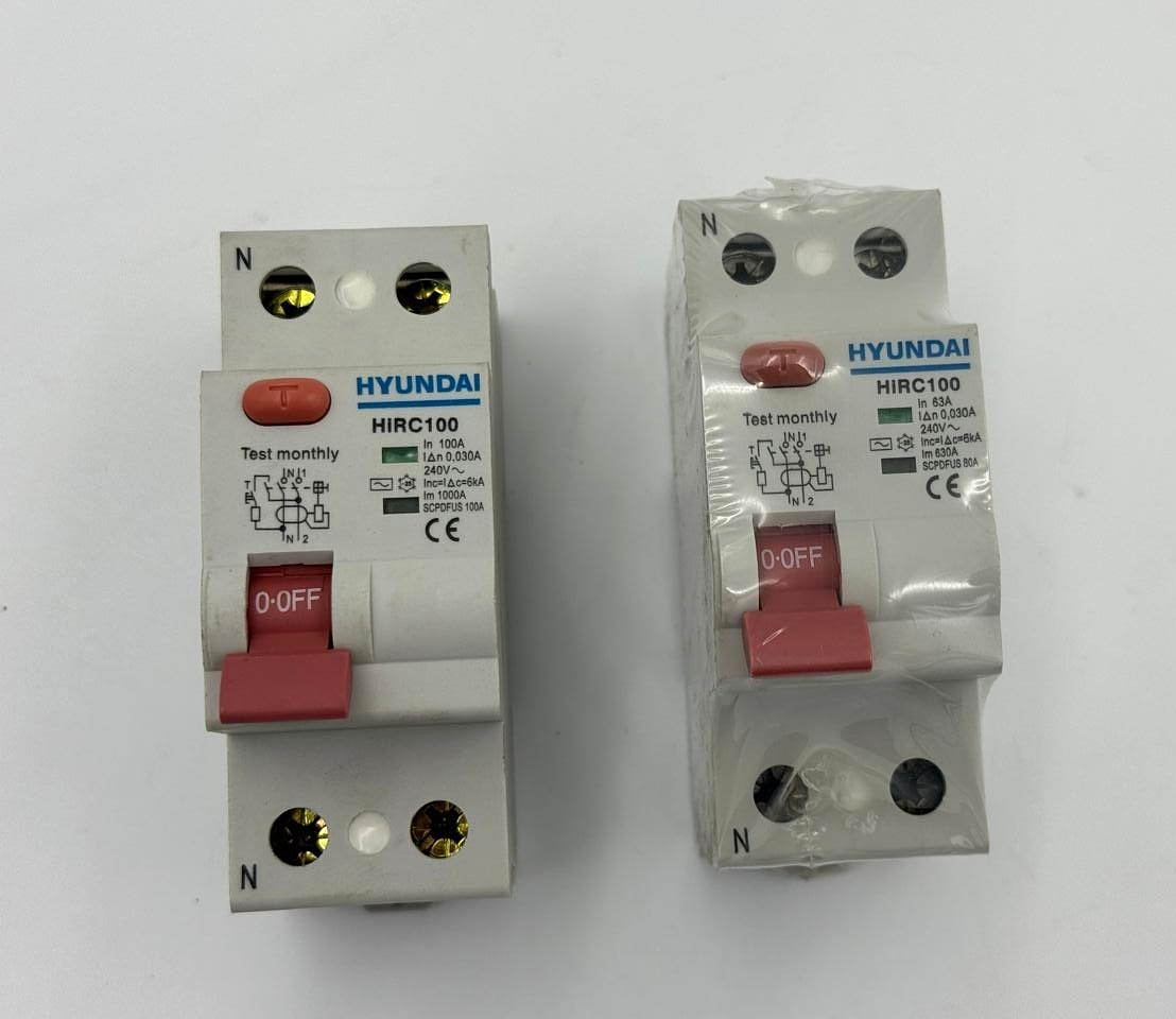 Hyundai HIRC 100 | Earth Leakage Circuit Breaker | Made in Korea( 1 PCS )3