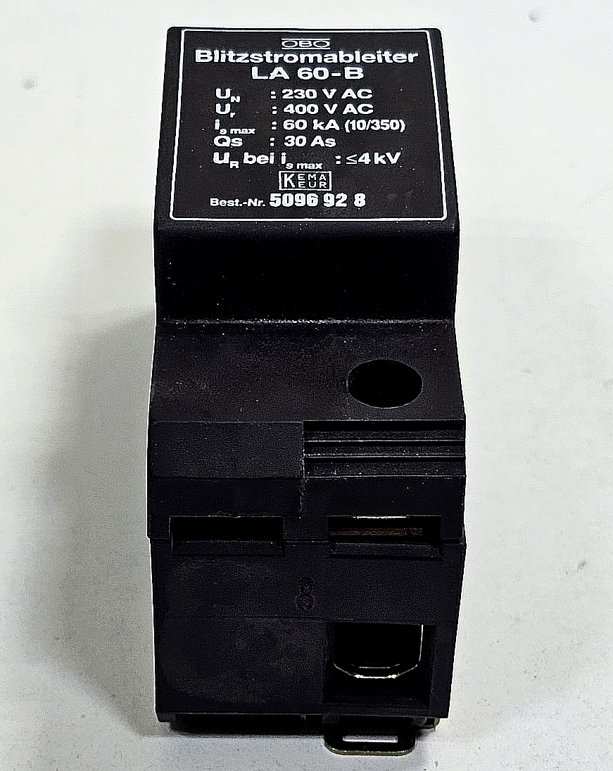 OBO Blitzstromableiter | LA 60B | Lightning Current Arrester| 230/400V AC4