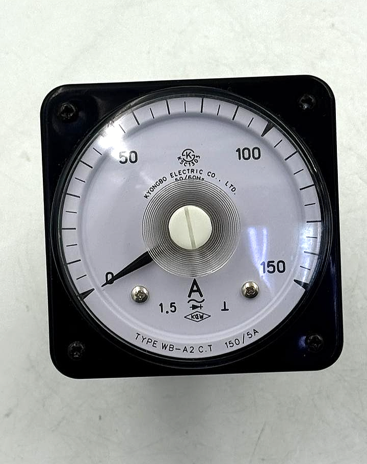Kyongbo Electric WBA2 Analog AC Ammeter Panel Meter – 0150A1