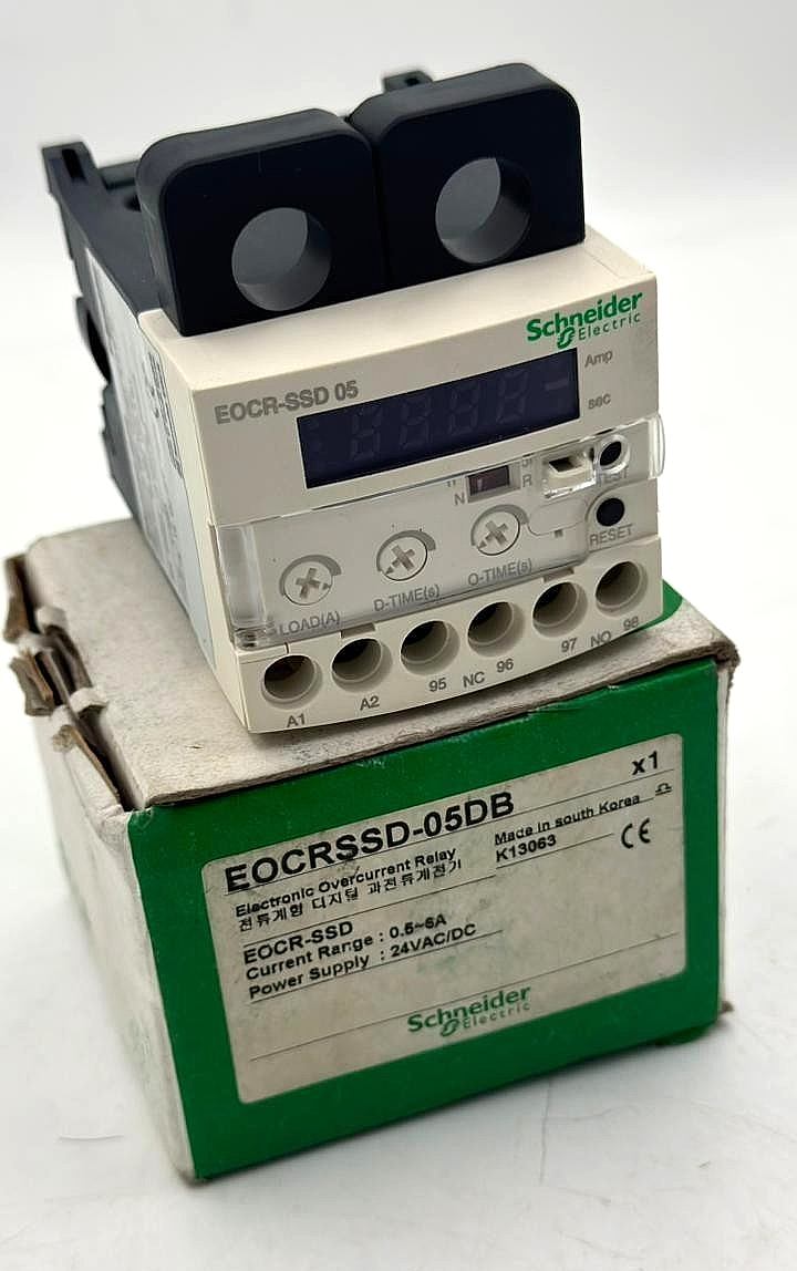 Samwha EOCRSSD05DB Electronic Overload Relay | 0.5–6A |24VAC/DC ( 1 pcs )0