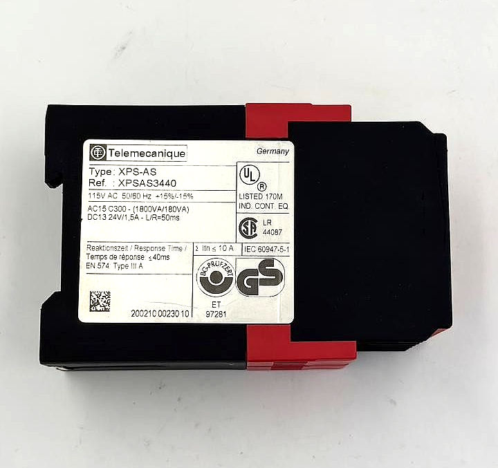 Telemecanique Preventa XPSAS Safety Relay XPSAS3440 | 115V AC | Germany Made2