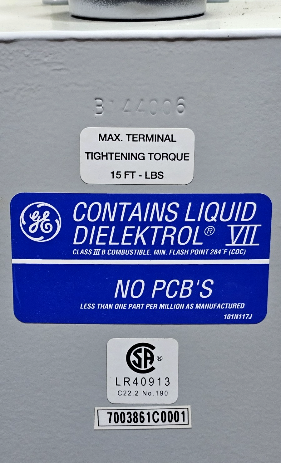 General Electronics | 16L0263WH3037 | High Voltage Capacitor 3300V | Made in USA2