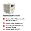 TC96DDR11S Temperature Controller | 110/220V AC | Relay/420mA/012V Output3