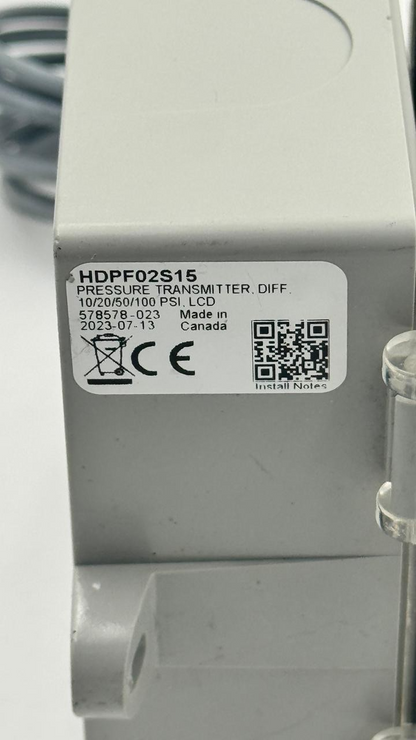 Honeywell HDPF02S15 Differential Pressure Transmitter | Made in Canada ( 1pcs )7