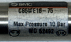 SMC | C85WE1875 | Pneumatic Cylinder – Max Pressure 10 Bar | WO 524921