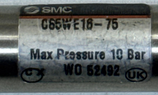 SMC | C85WE1875 | Pneumatic Cylinder – Max Pressure 10 Bar | WO 524921