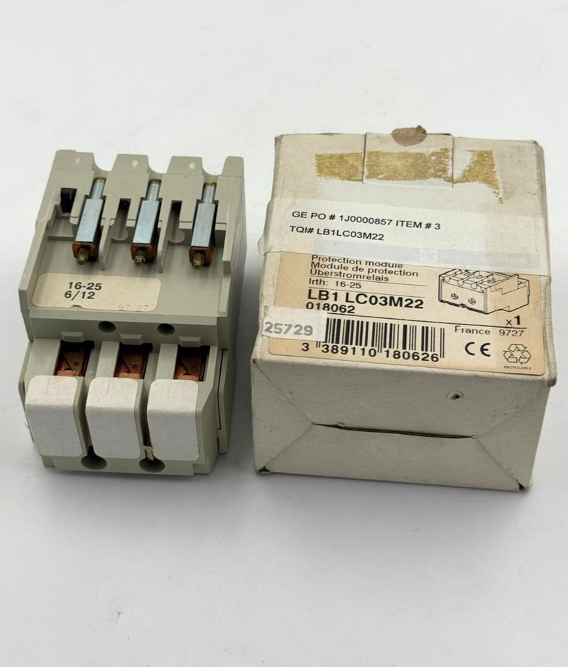 Telemecanique LB1LC03M22 Protection Module – 25A | Made in France0