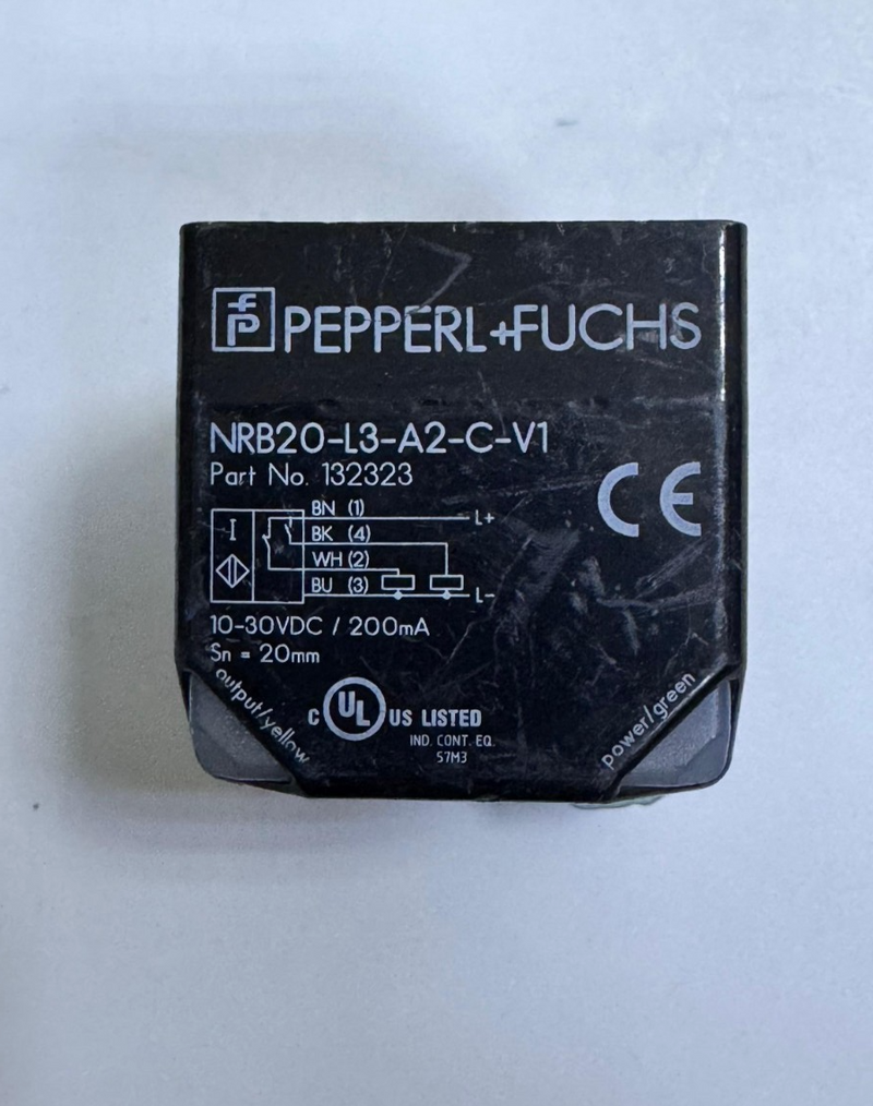 Pepperl+Fuchs NRB20L3A2CV1 Inductive Proximity Sensor | 20mm Sensing Range0