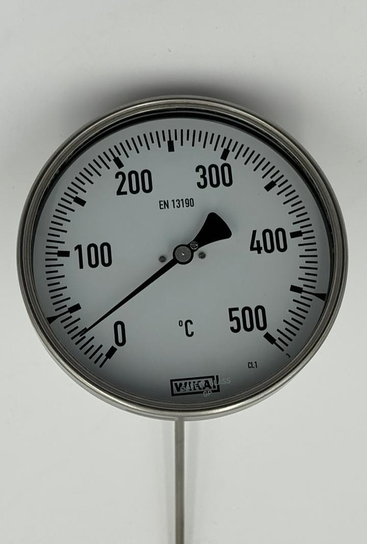 WIKA | EN 13190 | Temperature Gauge | 0–500°C0