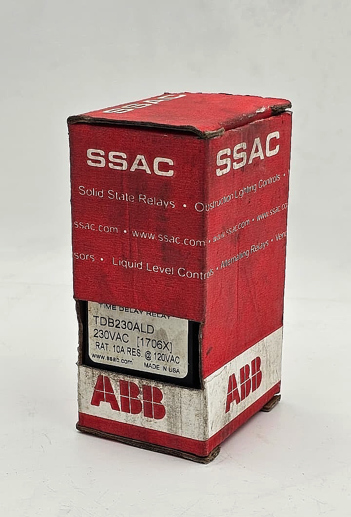 ABB SSAC TDB230ALD Time Delay Relay 230VAC7