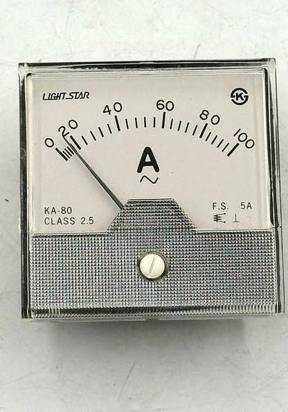 Light Star KA80 AC Analog Panel Ammeter 0100 A2