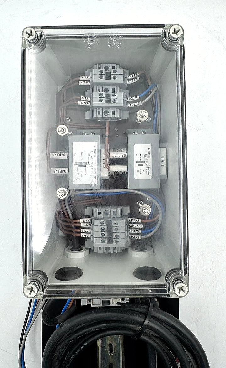 Electrical Control Panel with Transformer & Terminal Blocks1