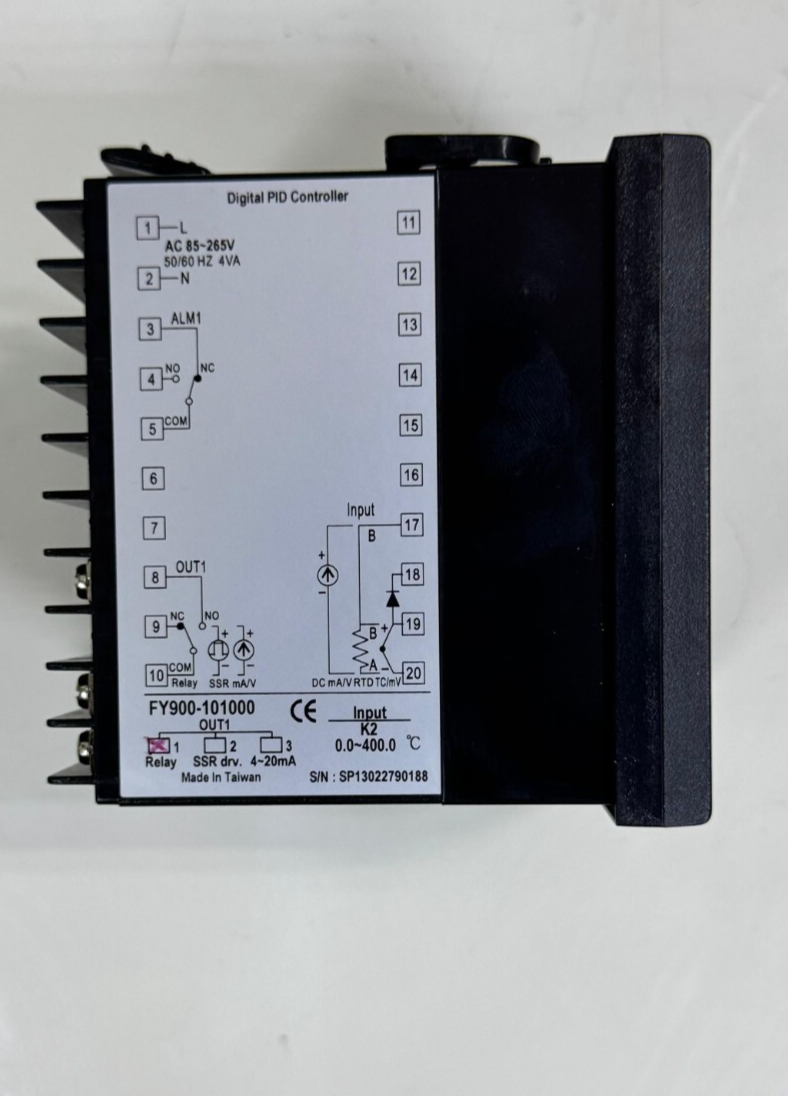 Golink FY900101000 Digital PID Temperature Controller | K2 Input 0.0–400.0°C3