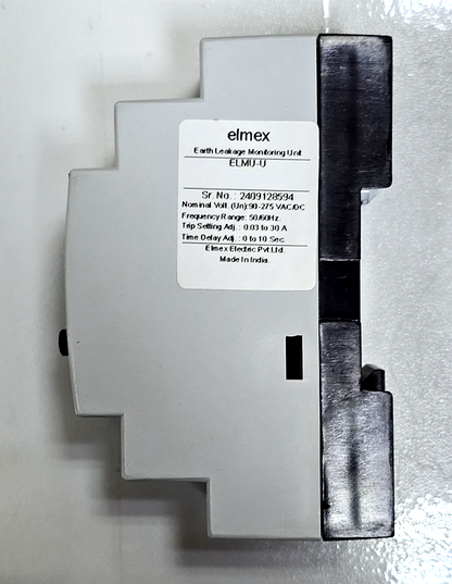 Elmex ELMUU | Earth Leakage Monitoring Unit 30A | 275 VACFast Shipping4