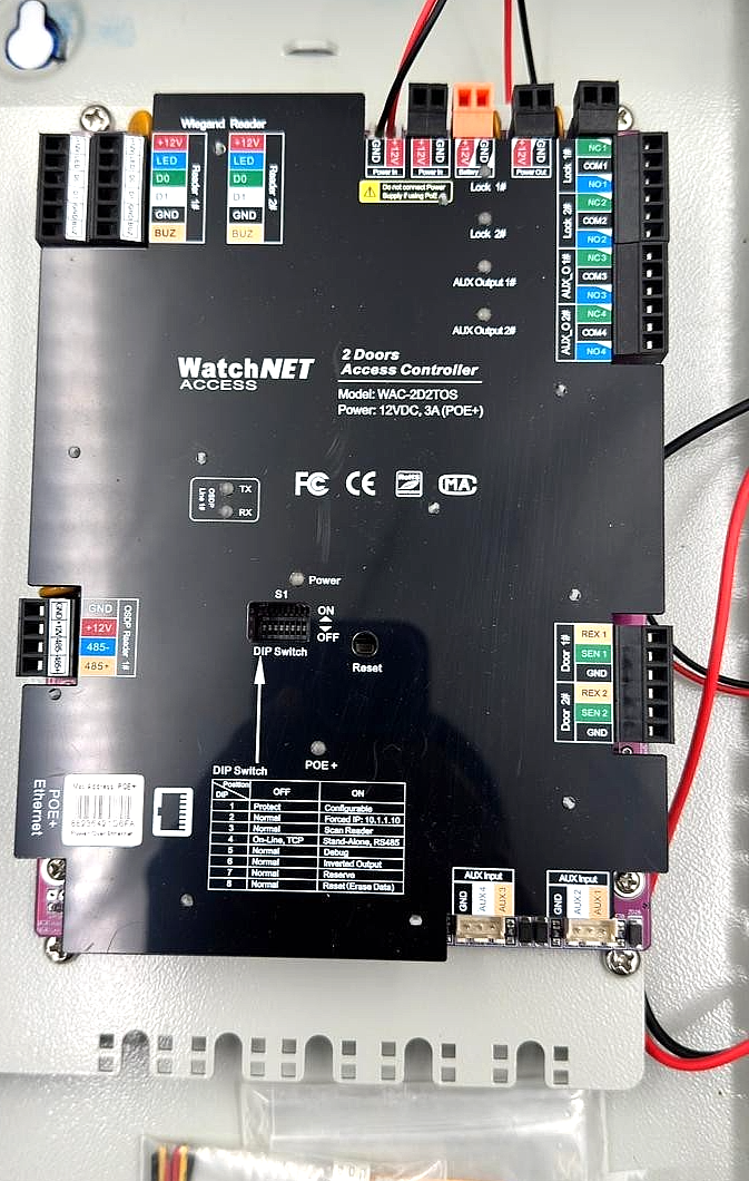 WatchNET Network Access Controller WAC2D2TOSPCB & WAAPSU126A Power Supply8