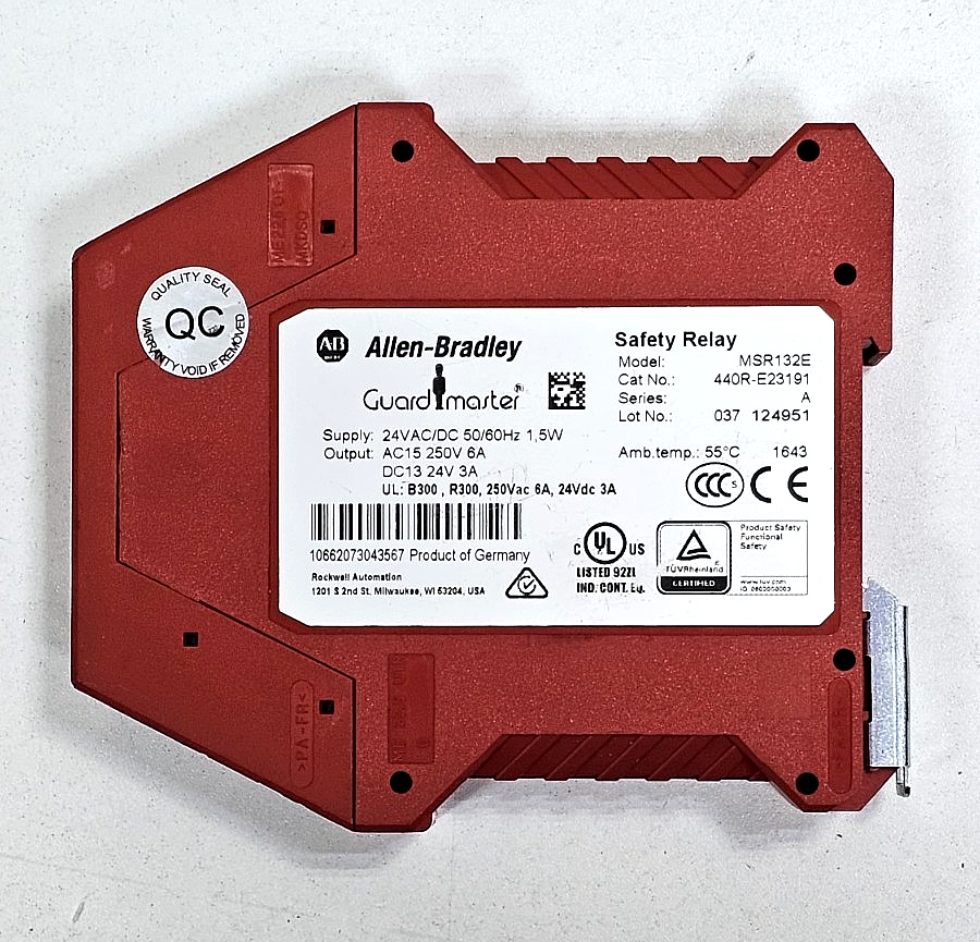 Allen Bradley MSR132E Safety Relay | Made in Germany | Industrial Safety Module1