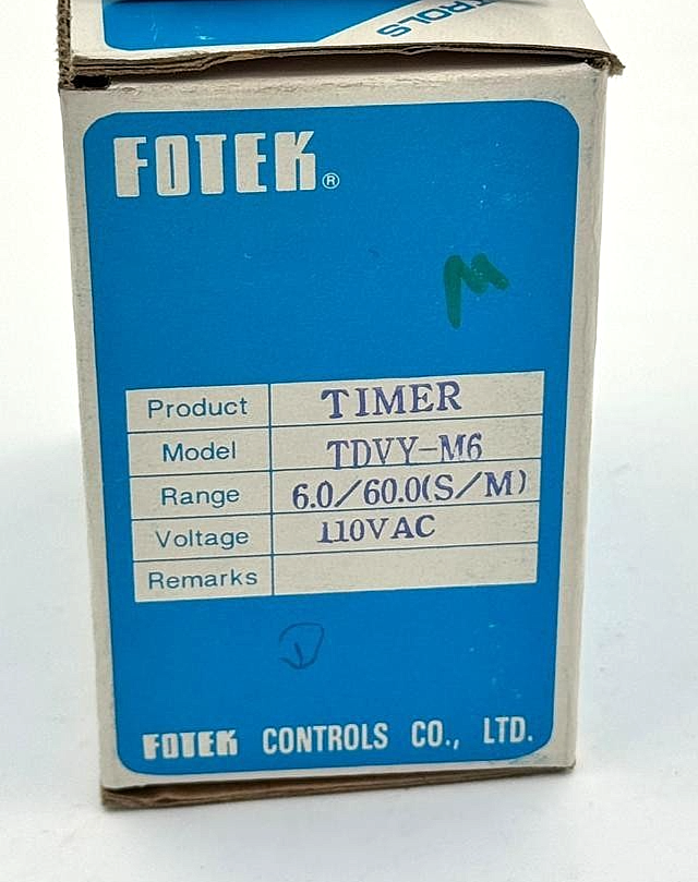 Fotek TDVYM6110VAC Twin Timer Relay | Made in Taiwan7