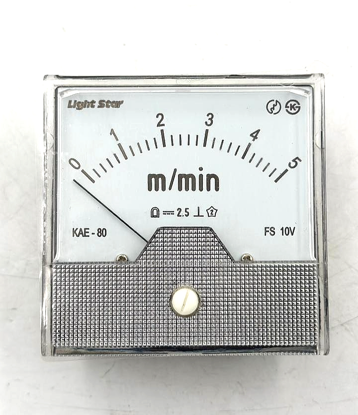 Light Star KAE80 Analog Panel Meter DC Ammeter | 0–5 Range2