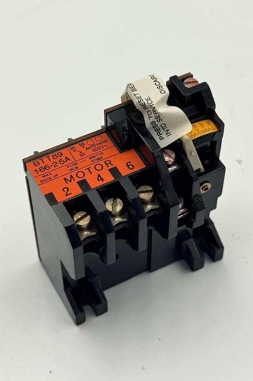 Bill | BTT89 | Overload Relay | Made in UK0