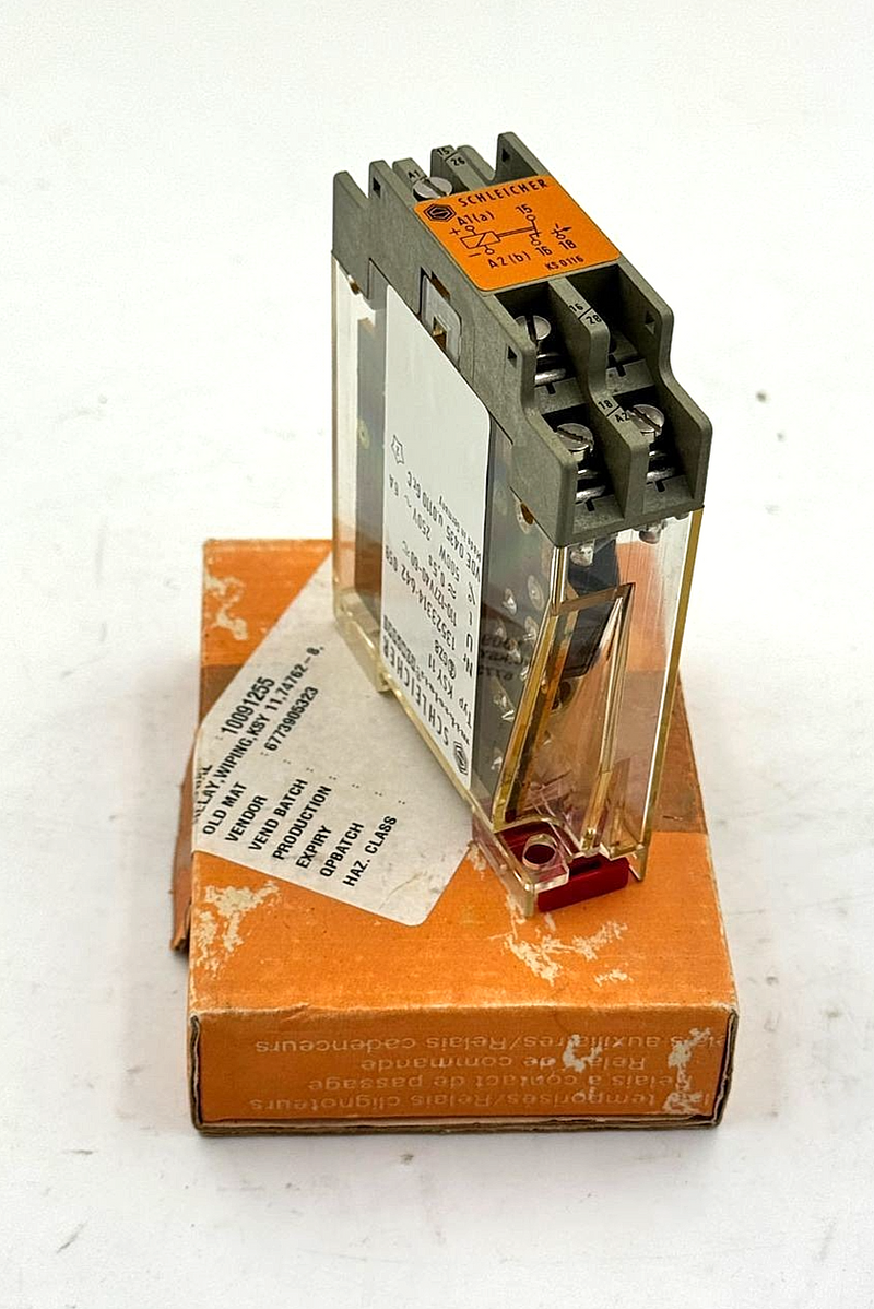 Schleicher Mikrolais Kompakt KSY 11 Time Relay – Made in Germany( 1 pcs )0