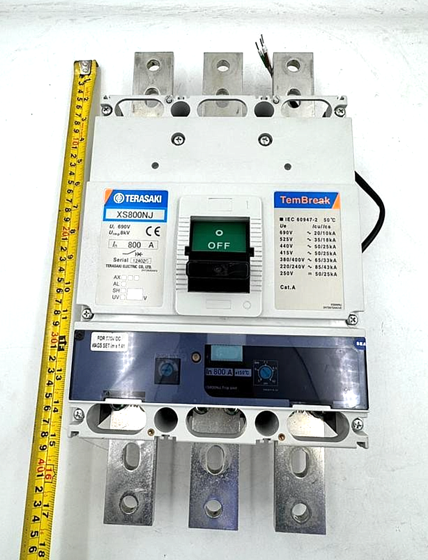 Terasaki TemBreak XS800NJ 800A | MCCB (Molded Case Circuit Breaker)  1 pcs3
