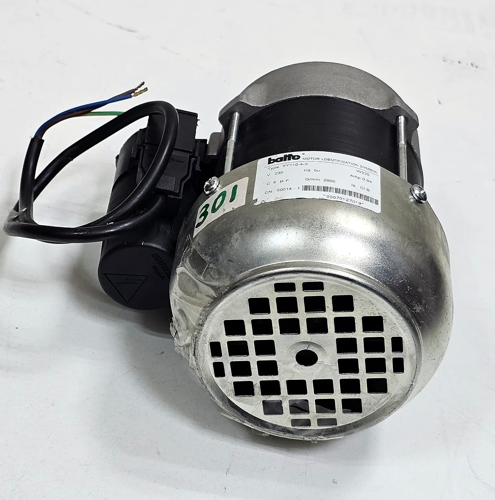 Baite | YY11043 Electric Motor | 230V | 0.94A | 2800 RPM3