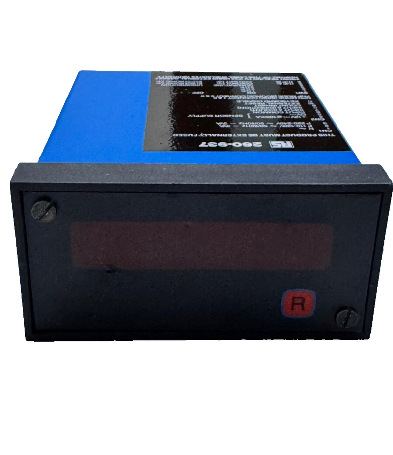 RS 260937 Digital Counter Module | 110–240V AC | 12V Sensor Supply0