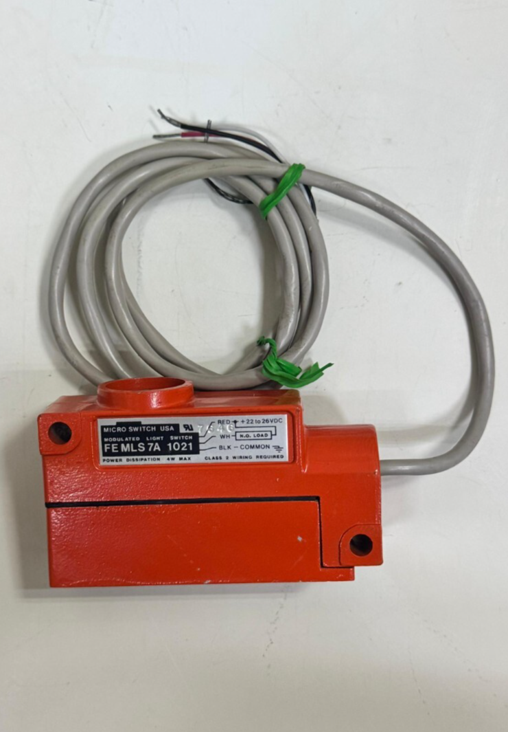 Micro Switch FE MLS 7A 1021 Modulated Light Switch USA – 22–26VDC, 4W Max1