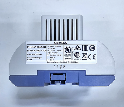 Siemens POL965.00/STD Controller Module – 24V AC/DC | Made In China4