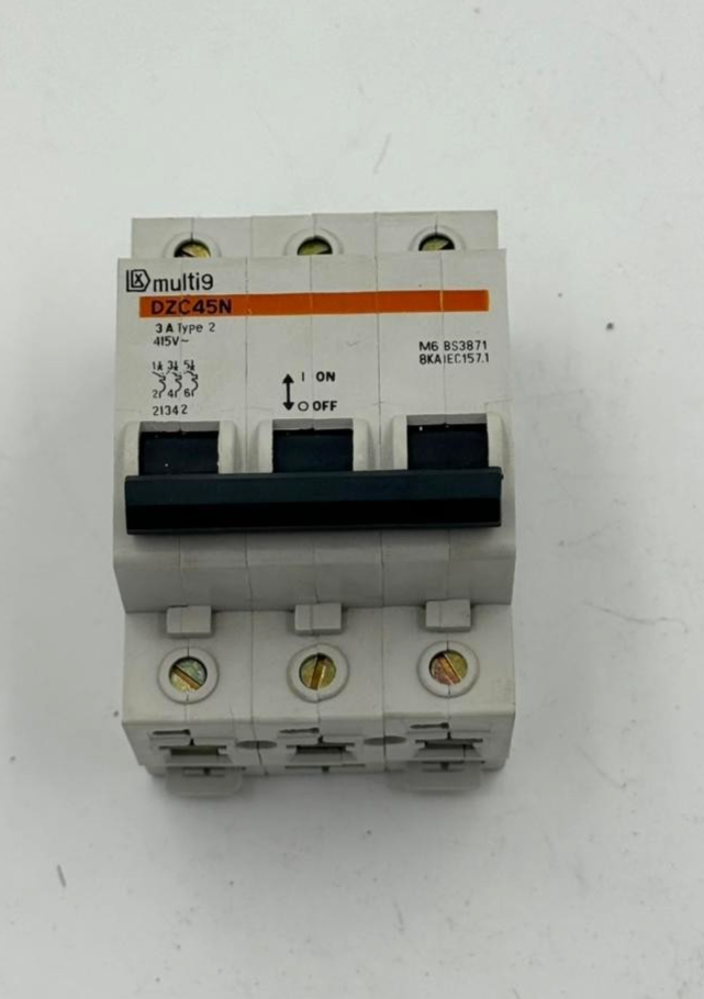 Multi 9 | DZC45N Circuit Breaker | 3A (1 pcs )1