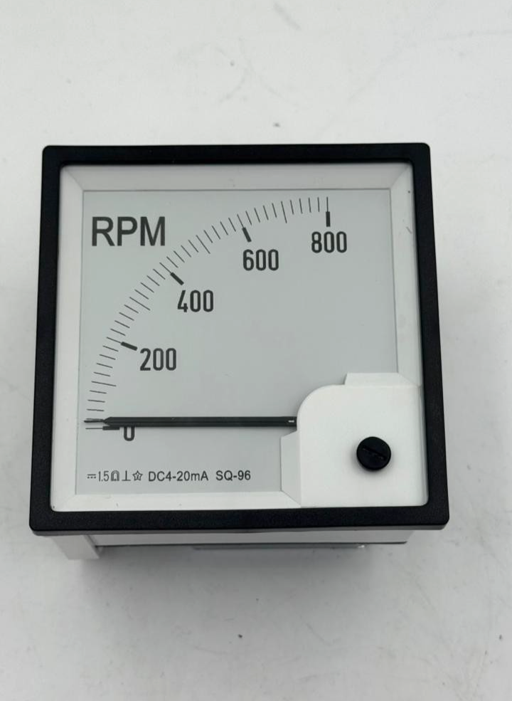 SQ96 RPM Panel Meter | 0800 RPM | DC 420mA Input | Class 1.52