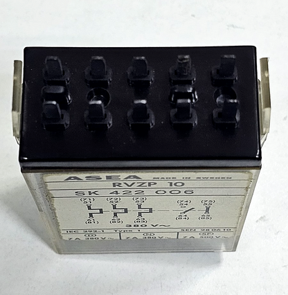 ASEA | RVZP 10  Overload Relay | SK 422 006 | 380V6