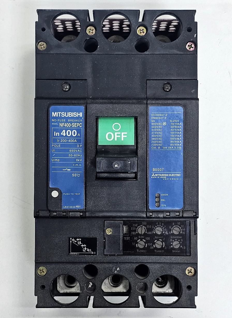 Mitsubishi | NF400SEPC  | MCCB | 400A | NoFuse Moulded Case Circuit Breaker0