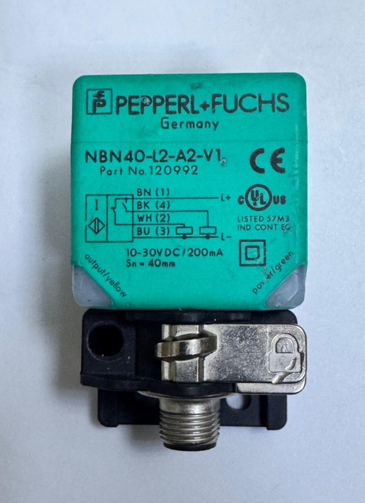 Pepperl+Fuchs NBN 40L2A2V1 Inductive Proximity Sensor | 40mm Sensing Range0