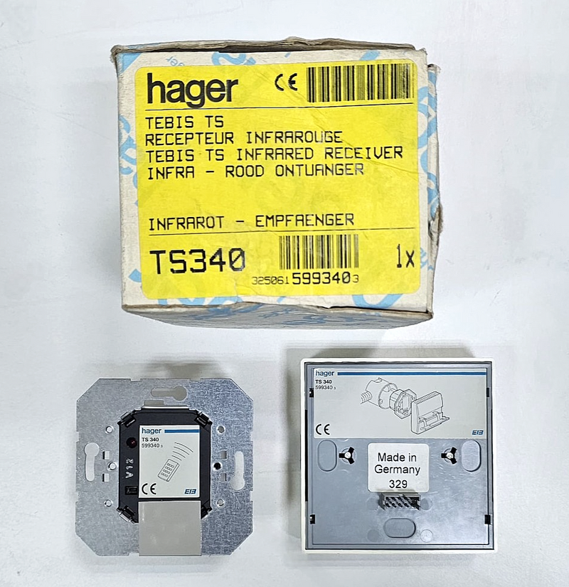 Hager TS340 Tebis TS Infrared Receiver Module | IR Sensor | Made in Germany0