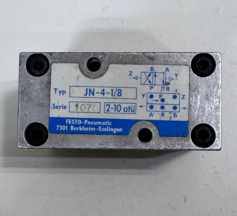 Festo JN41/8 Pneumatic Valve – Adjustable Pressure 2100