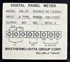 Maxthermo Gitta | DM4T |  Digital Panel Meter | AC 115/230V3