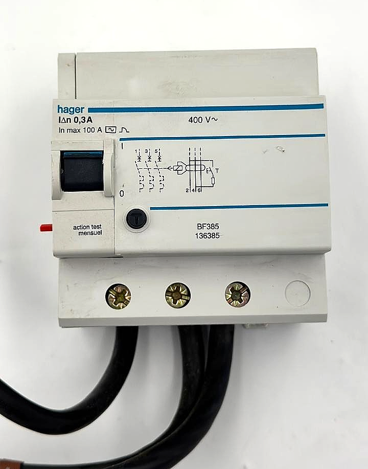 Hager BF385 RCCB | 100A | Made in France1