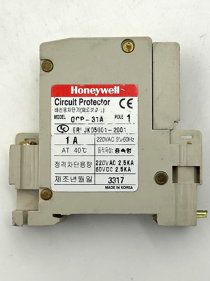 Honeywell GCP31A Circuit Protector  | 1A | 1Pole ( 1 pcs)2