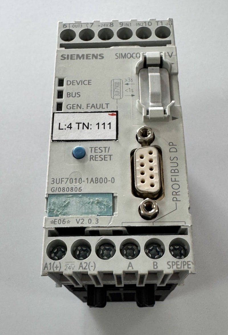 Siemens SIMOCODE PRO V – 3UF70101AB000 | Intelligent Motor Management Relay0