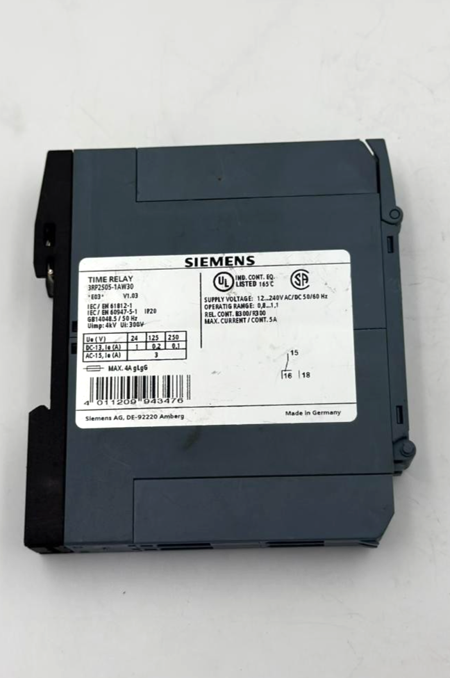Siemens 3RP25051AW30  Time Relay | Made in Germany2