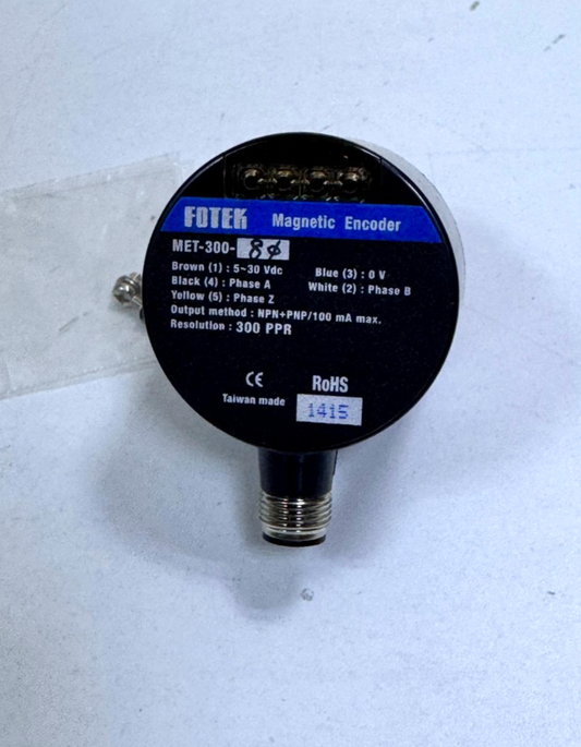 Fotek | MET3008M12 | Magnetic Encoder – 300 PPR Resolution,1