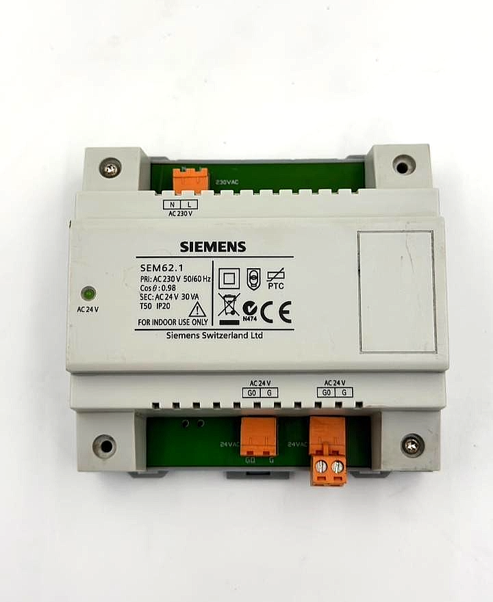 Siemens SEM62.1 | 230V to 24V AC  | Transformer |  Made in Switzerland ( 1pcs )0