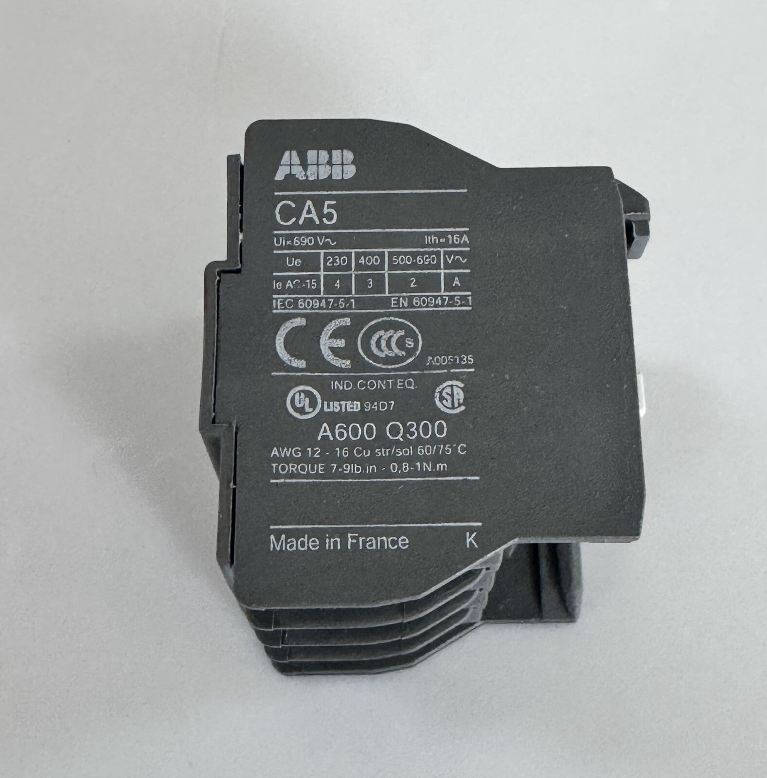ABB CA531M Auxiliary Contact Block 3NO+1NC | 690V AC |  Industrial Automation2
