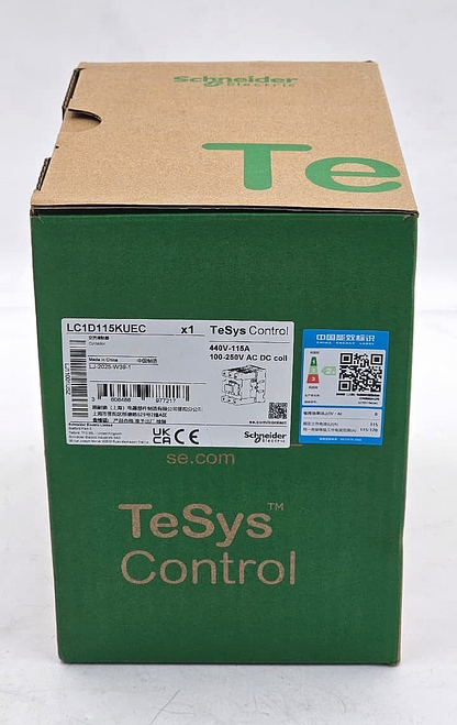 Schneider Electric TeSys LC1D115KUEC Contactor 440V115A | 100250V AC/DC Coil8