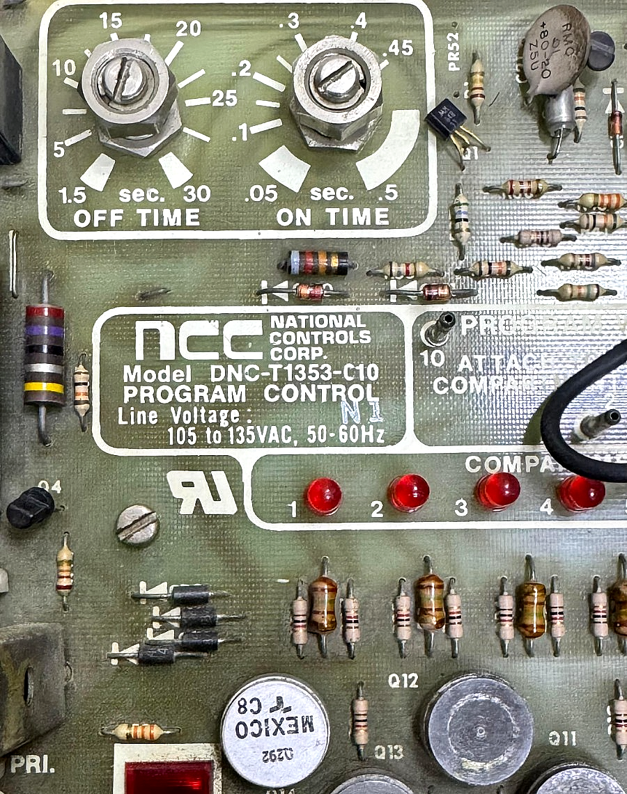 NCC | DNCT1353C10 | Program Controller Board  | 105 to 135 VAC1