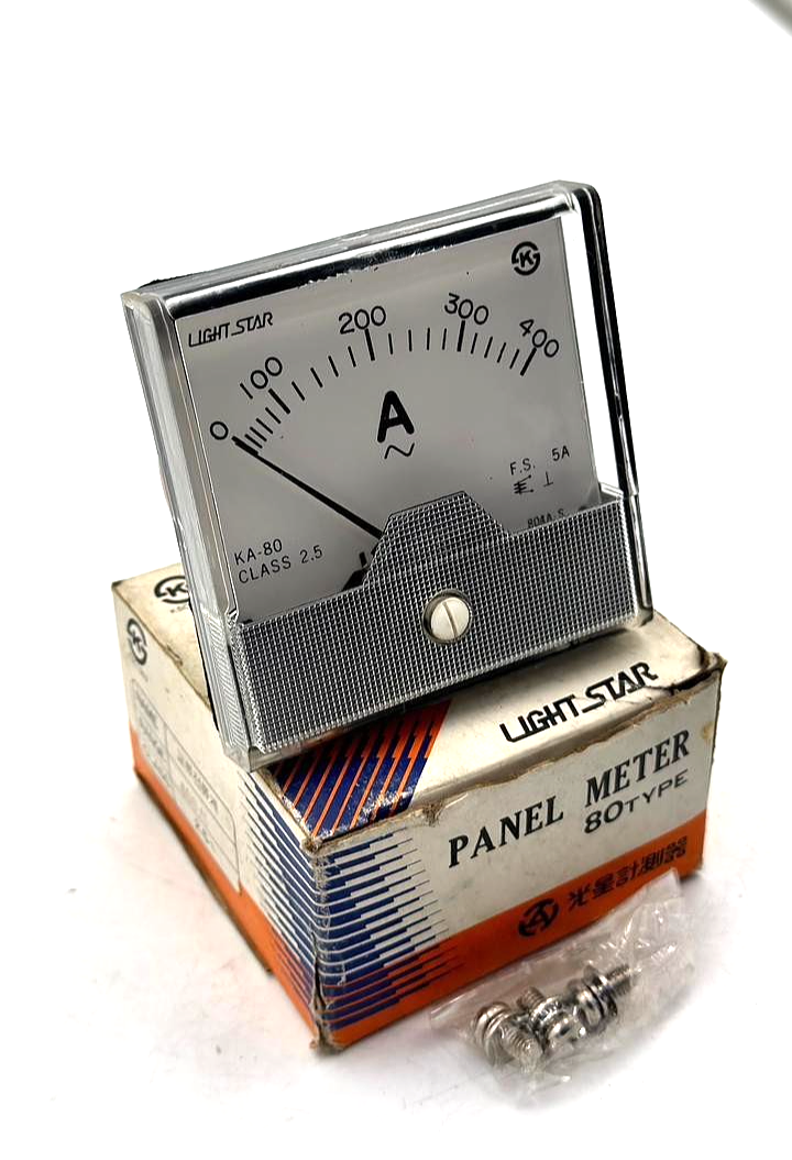 Light Star KA80 AC Analog Panel Ammeter 0400 A ( 1 pcs )0